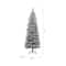 7.5ft Pre-Lit Flocked Pine Artificial Christmas Tree, Color Changing LED Lights